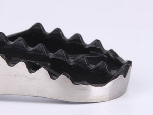 越野摩托車(chē) 不銹鋼 左腳踏